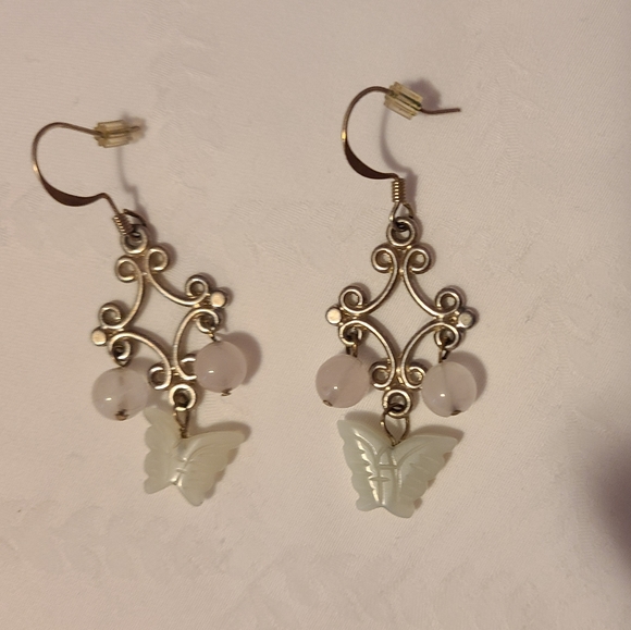 Butterfly Necklace and Earrings Set. EUC - Picture 6 of 6